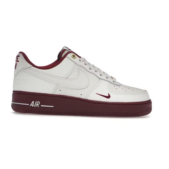 NWT in Box Nike Air Force 1 Low ‘07 SE 40th Anniversary Sale Team Red Size 6 - Picture 2 of 4